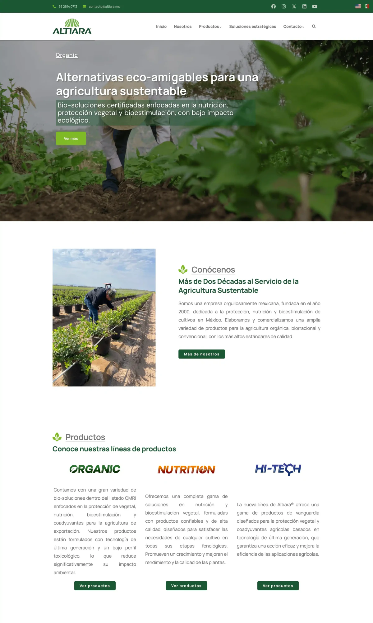 Website preview for Altiara