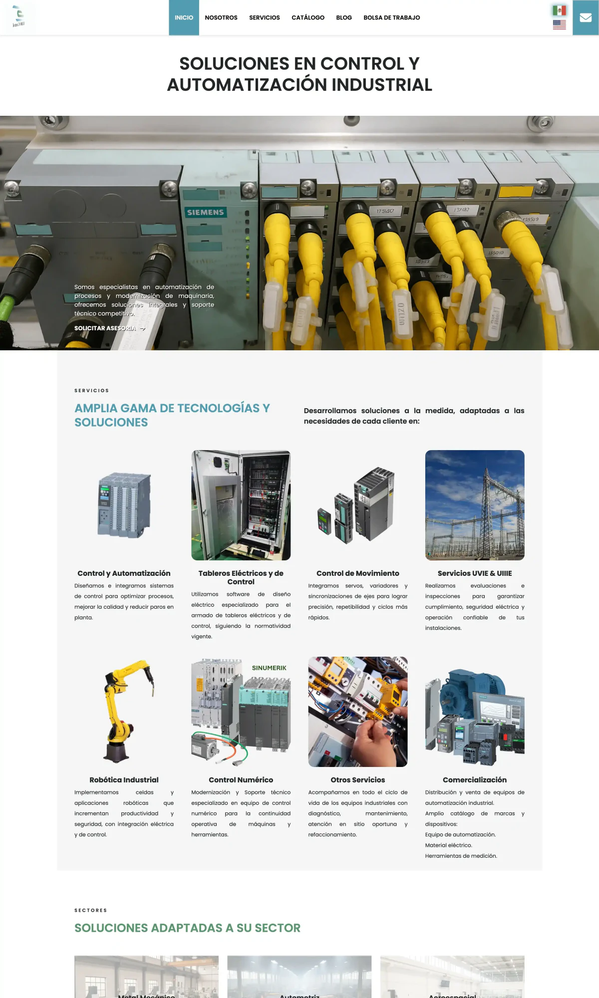 Website preview for ELRO Control